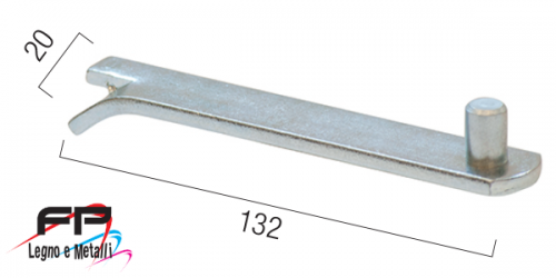 Supporto a murare con perno ø 10